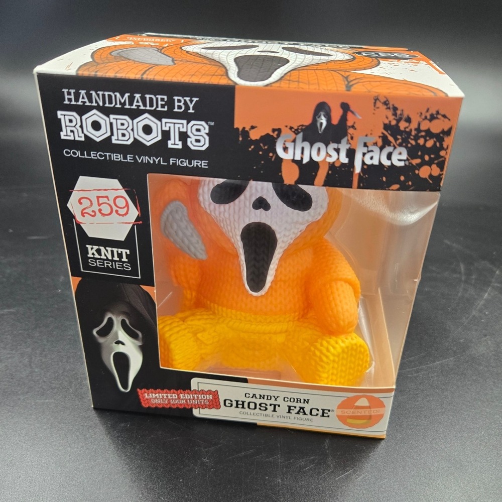 Handmade By Robots Ghost Face Candy Corn Scented Vinyl Figure 259 Ltd Ed